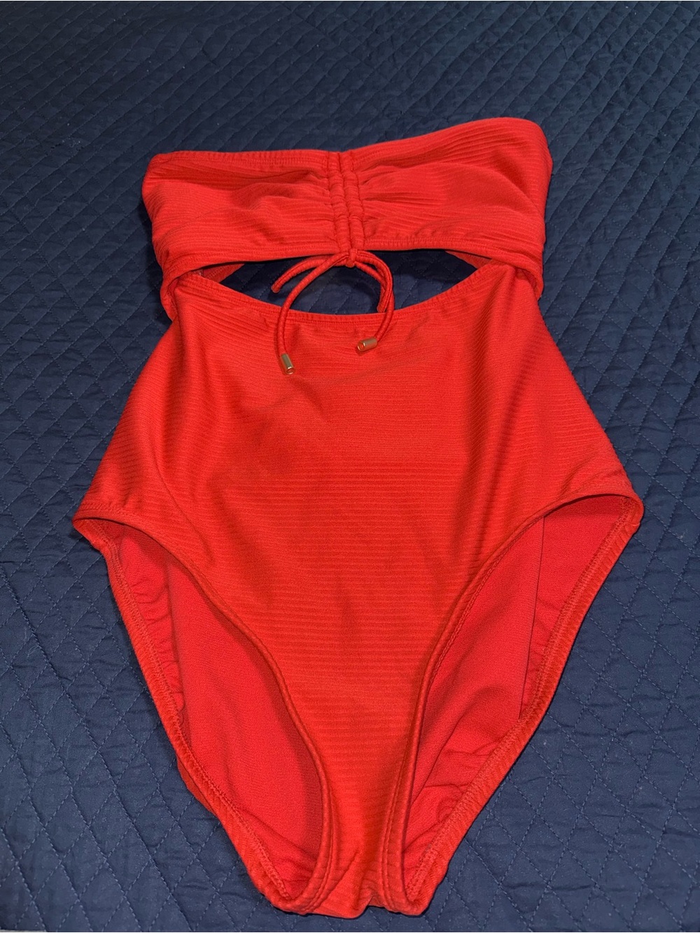 Women’s One-Piece Swimwear with Front Cutout